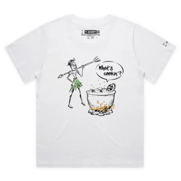 White Female Loose Your What’s Cookin’ T-shirt design VOICEART