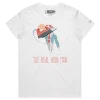 White Female The Real Iron Man T-shirt design VOICEART