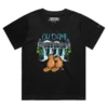 Black Female Loose Oh Dam T-shirt, With Two Beavers design VOICEART