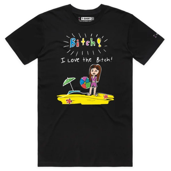 Black Male Bitch, I Love The Bitch T-shirt design VOICEART