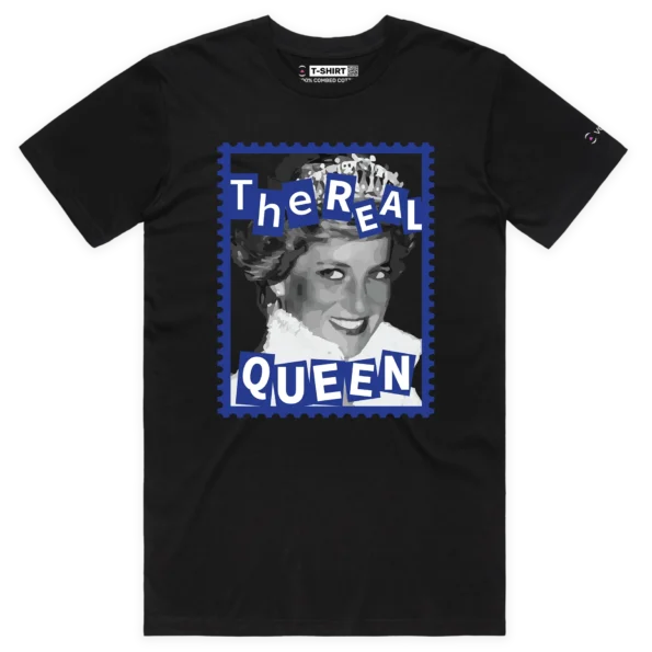 Black Male ‘The Real Queen’ T-shirt design VOICEART