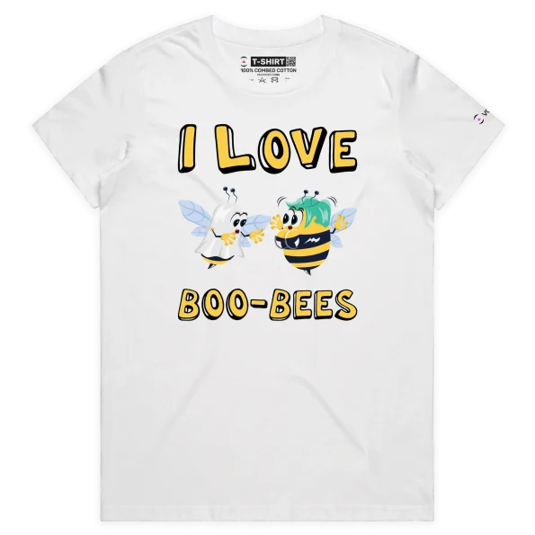 White Female Your ‘I Love Boo-Bees’ T-shirt design VOICEART