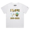 White Female Loose Your ‘I Love Boo-Bees’ T-shirt design VOICEART