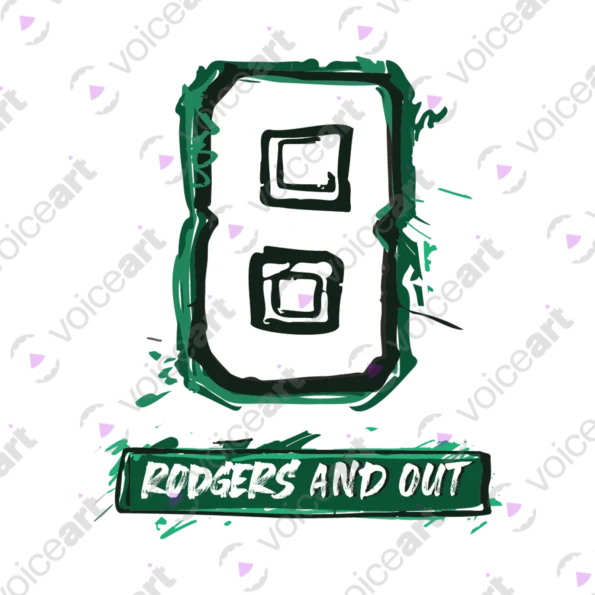 Black watermark Your ‘Rodgers And Out’ design VOICEART