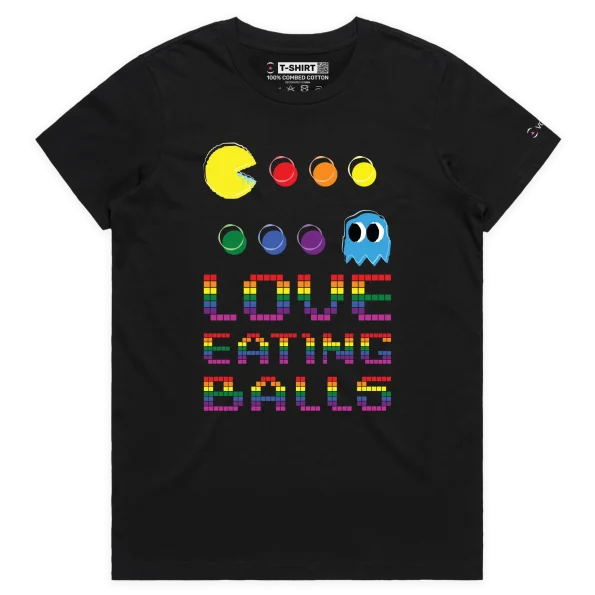 Black Female Your ‘Love Eating Balls’ T-shirt design VOICEART