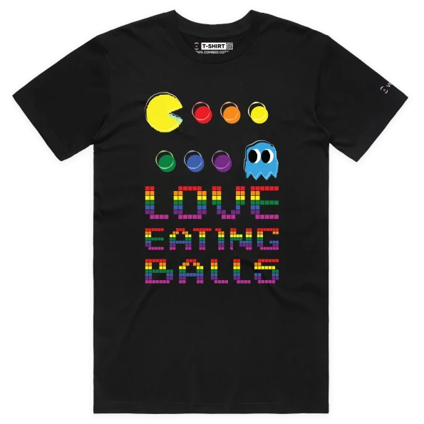 Black Male Your ‘Love Eating Balls’ T-shirt design VOICEART