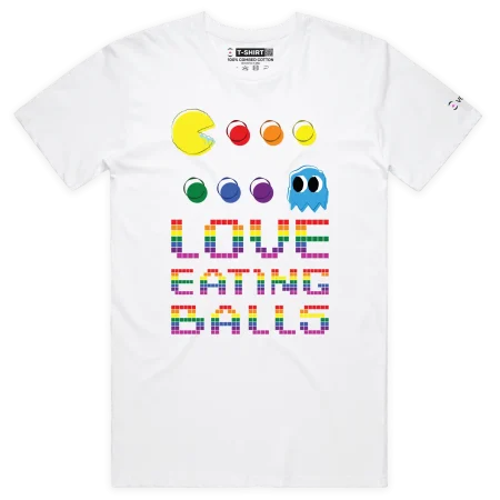 White Male Your ‘Love Eating Balls’ T-shirt design VOICEART