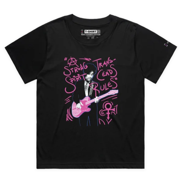 Black Female Loose ‘A Strong Spirit Transcends Rules T-shirt’ design VOICEART