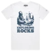 White Male Exploring Rainbow Rocks T-shirt design VOICEART