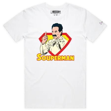 White Male Your Seinfeld Souperman T-shirt design VOICEART