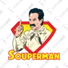 White Watermark Your Seinfeld Souperman design VOICEART