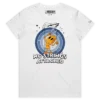 White Female Puppet on Strings T-shirt ‘No Strings Attached’ design VOICEART