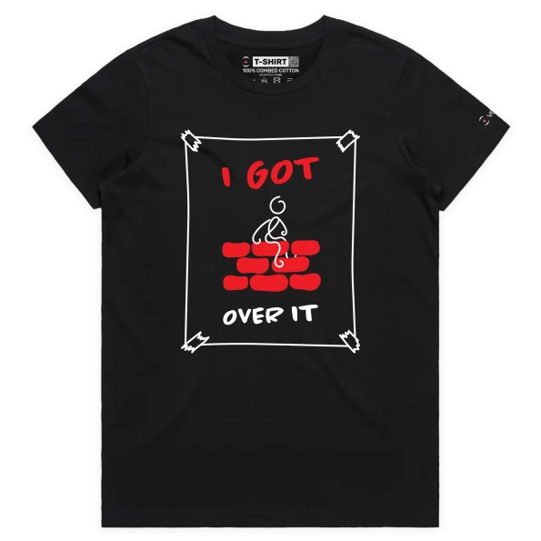 Black Female ‘I Did Get Over It’ T-shirt design VOICEART