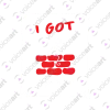 Black Watermark ‘I Did Get Over It’ design VOICEART