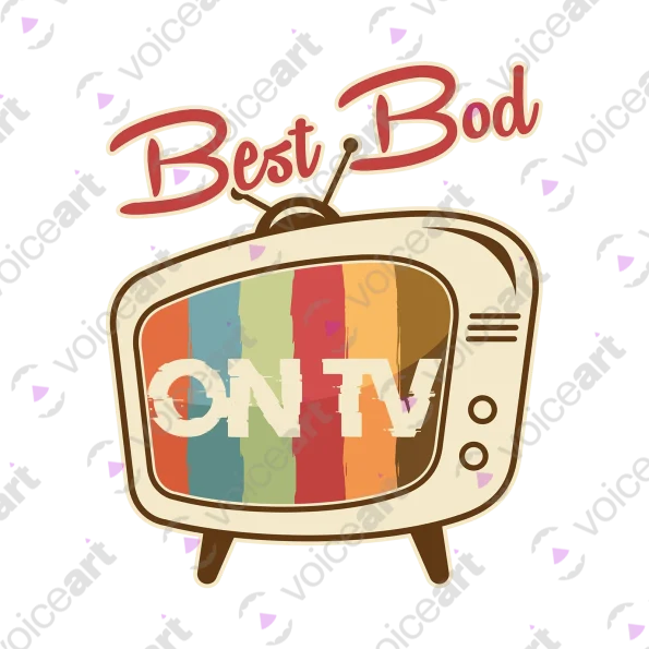 Black watermark Your ‘Best Bod On TV’ design VOICEART