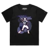 Black Female Loose Tom Brady T-shirt: Football is Unconditional Love design VOICEART