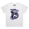 White Female Loose Tom Brady T-shirt: Football is Unconditional Love design VOICEART