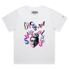 White Female Loose Ronald Reagan ‘Facts Are Stupid Things’ T-Shirt design VOICEART