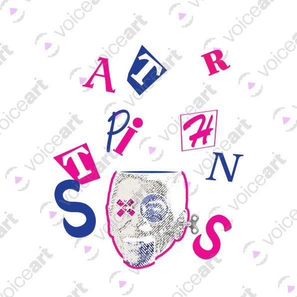 Black Watermark Ronald Reagan ‘Facts Are Stupid Things’ design VOICEART