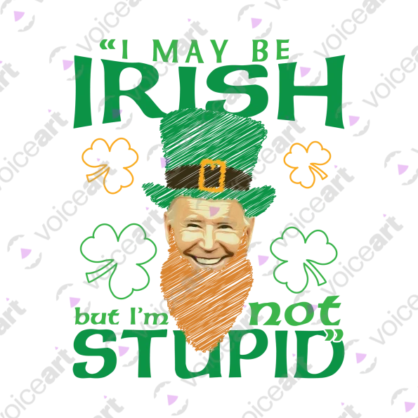 Black Watermark President Joe Biden Irish Quote design VOICEART