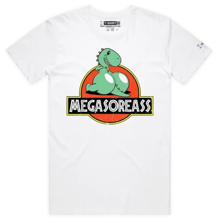 White Male The Incredible Megasoreass T-shirt design VOICEART