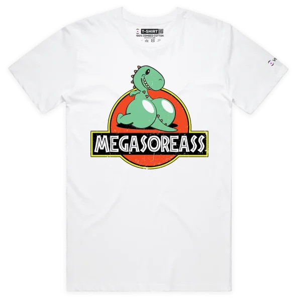 White Male The Incredible Megasoreass T-shirt design VOICEART