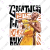 White Watermark Basketball Legend Kobe Bryant Famous Quote design VOICEART