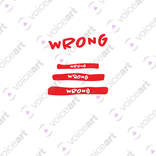 Black Watermark Loose Your ‘Wrong On All Levels’ design VOICEART