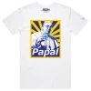 White Male T-shirt with the Pope Making a Payment by Papal design VOICEART