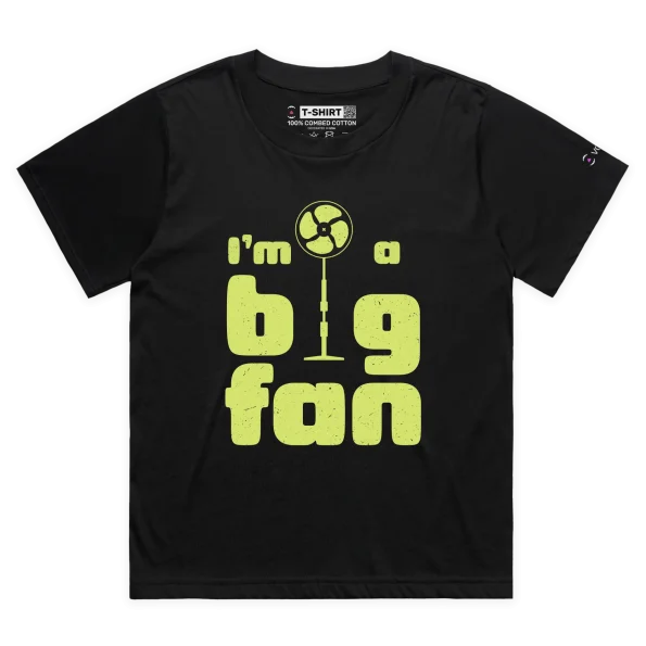 Black Female Loose Your ‘I’m A Big Fan’ T-shirt design VOICEART