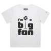 White Female Loose Your ‘I’m A Big Fan’ T-shirt design VOICEART