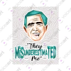 White Watermark George W Bush’s ‘They Misunderestimated Me’ design VOICEART