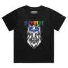 Black Female Loose German Shepherd Gay9 Tshirt design VOICEART