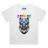 White Female Loose German Shepherd Gay9 Tshirt design VOICEART