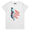 White Female ‘Limits Like Fears Are Often Just An Illusion’ T-Shirt design VOICEART