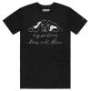 Black Male T-shirt with dog saying ‘My partner Does Not Flea’ design VOICEART