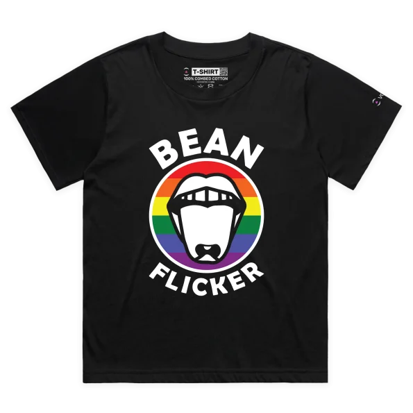 Black Female Loose Your Bean Flicker T-shirt design VOICEART