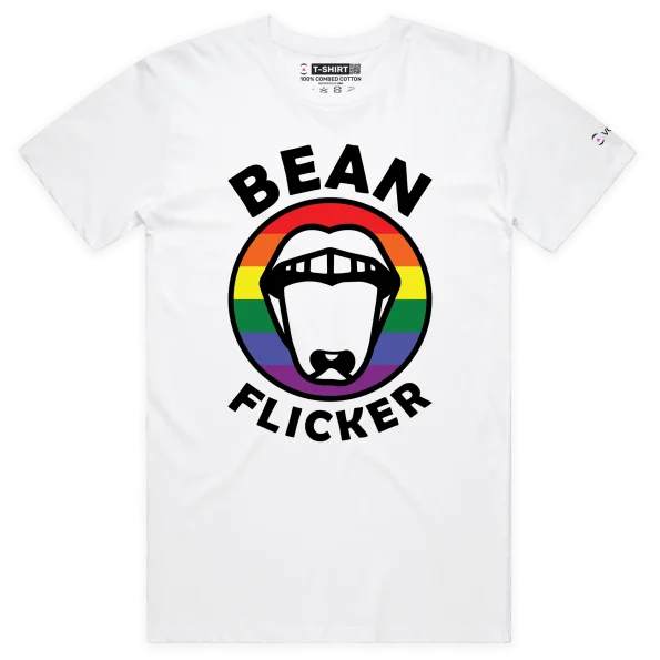 White Male Your Bean Flicker T-shirt design VOICEART