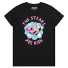 Black Female ‘The Steaks Are High’ T-shirt design VOICEART