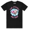 Black Male ‘The Steaks Are High’ T-shirt design VOICEART