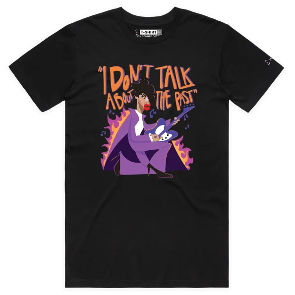 Black Male Prince: ‘I Don’t Talk About The Past’ T-shirt design VOICEART