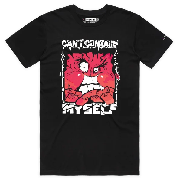 Black Male The Angry ‘Can’t Contain Myself’ T-shirt design VOICEART