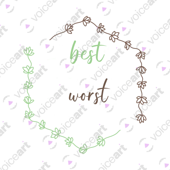 Black watermark Herb with ‘The Best Worst of Times’ design VOICEART