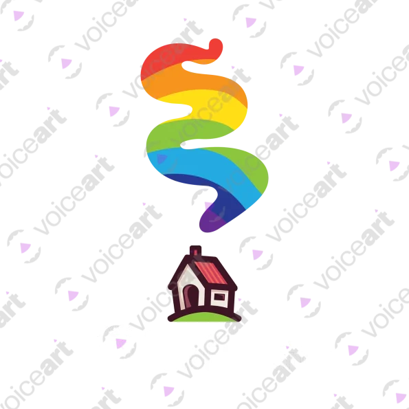 Black watermark ‘There’s No Place Like Homo’ design VOICEART