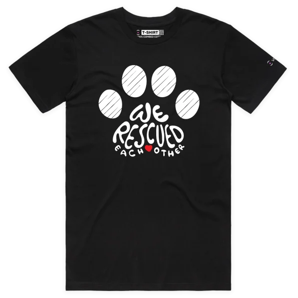 Black Male The Magic Of ‘We Rescued Each Other’ T-shirt design VOICEART