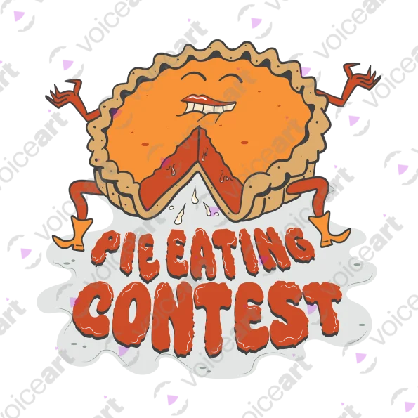 White Watermark Sexy Pieating Contest Funny Premium Design VOICEART