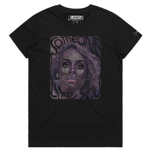 Black Female Grammy Award Singer Adele Premium Graphic T-Shirt Design VOICEART