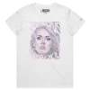 White Female Grammy Award Singer Adele Premium Graphic T-Shirt Design VOICEART