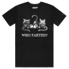 Black Male Who Farted Smelly Cats Funny Animals T-Shirt Design VOICEART